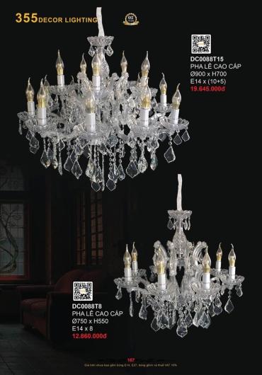 CATALOGUE ĐÈN TRANG TRÍ 355 - 2025