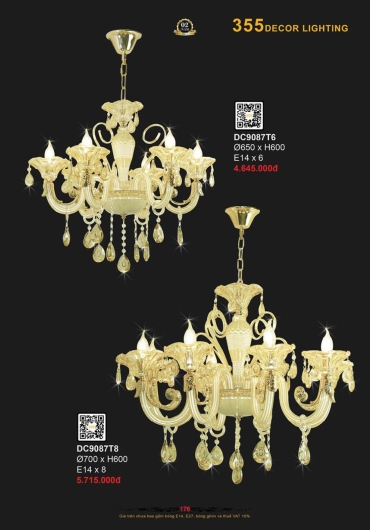 CATALOGUE ĐÈN TRANG TRÍ 355 - 2025
