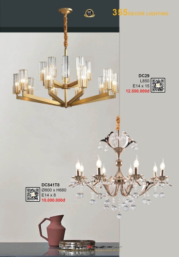 CATALOGUE ĐÈN TRANG TRÍ 355 - 2025