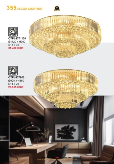 CATALOGUE ĐÈN TRANG TRÍ 355 - 2025