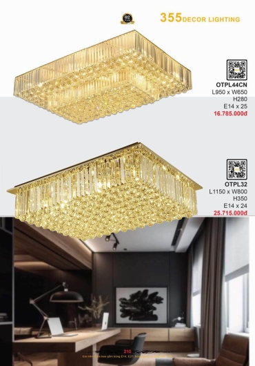 CATALOGUE ĐÈN TRANG TRÍ 355 - 2025
