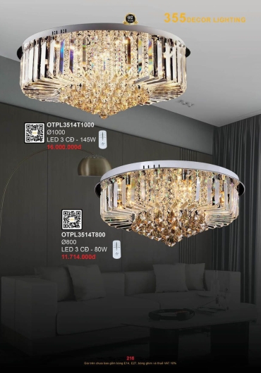 CATALOGUE ĐÈN TRANG TRÍ 355 - 2025