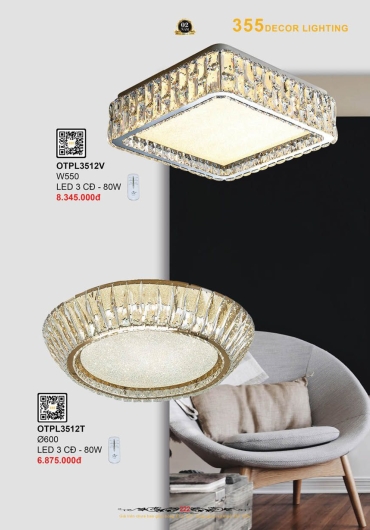 CATALOGUE ĐÈN TRANG TRÍ 355 - 2025