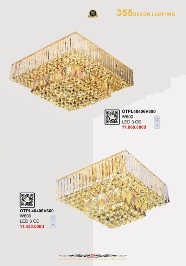 CATALOGUE ĐÈN TRANG TRÍ 355 - 2025