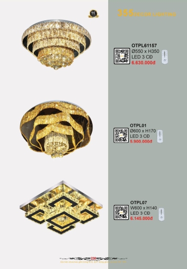 CATALOGUE ĐÈN TRANG TRÍ 355 - 2025