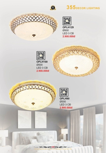 CATALOGUE ĐÈN TRANG TRÍ 355 - 2025