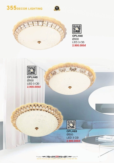 CATALOGUE ĐÈN TRANG TRÍ 355 - 2025