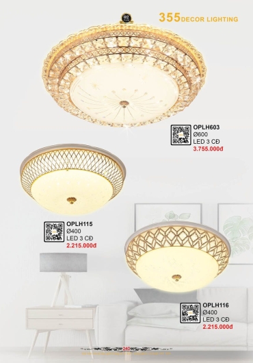CATALOGUE ĐÈN TRANG TRÍ 355 - 2025