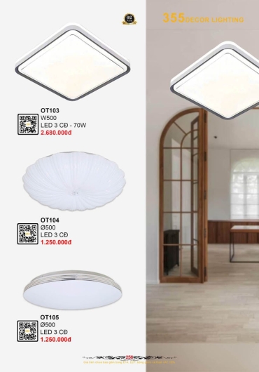 CATALOGUE ĐÈN TRANG TRÍ 355 - 2025