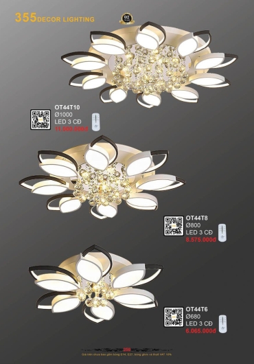 CATALOGUE ĐÈN TRANG TRÍ 355 - 2025