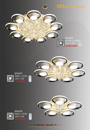 CATALOGUE ĐÈN TRANG TRÍ 355 - 2025