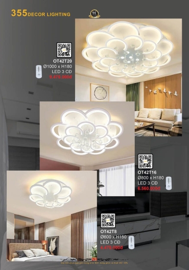 CATALOGUE ĐÈN TRANG TRÍ 355 - 2025
