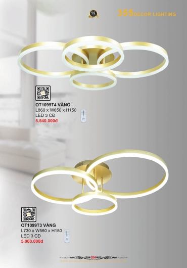 CATALOGUE ĐÈN TRANG TRÍ 355 - 2025