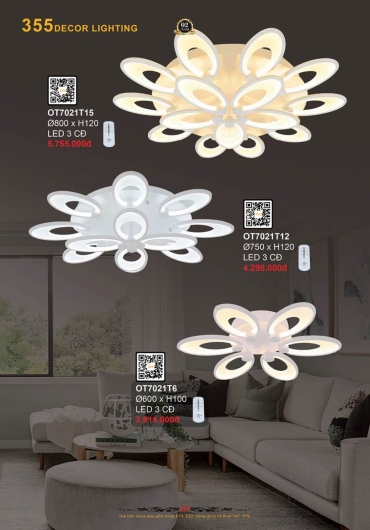 CATALOGUE ĐÈN TRANG TRÍ 355 - 2025