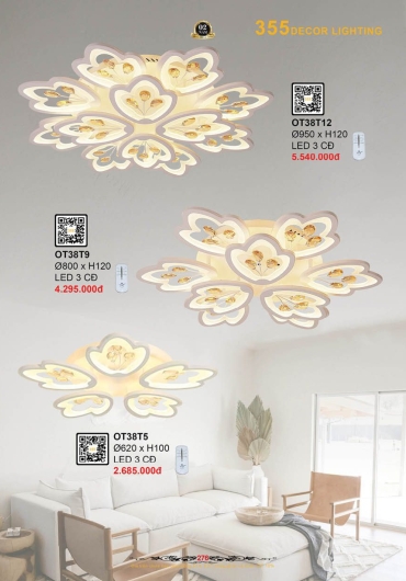 CATALOGUE ĐÈN TRANG TRÍ 355 - 2025