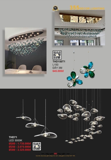CATALOGUE ĐÈN TRANG TRÍ 355 - 2025
