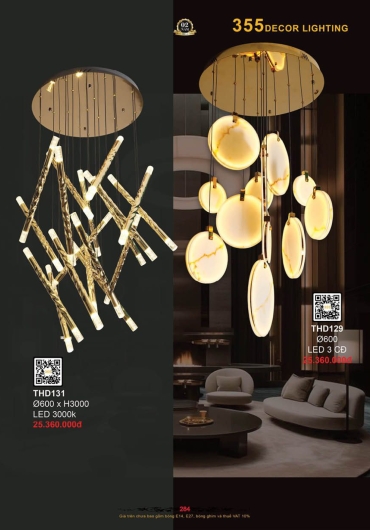 CATALOGUE ĐÈN TRANG TRÍ 355 - 2025
