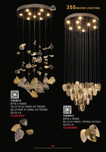 CATALOGUE ĐÈN TRANG TRÍ 355 - 2025