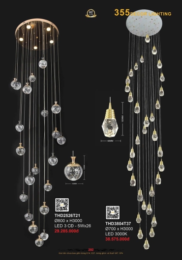 CATALOGUE ĐÈN TRANG TRÍ 355 - 2025