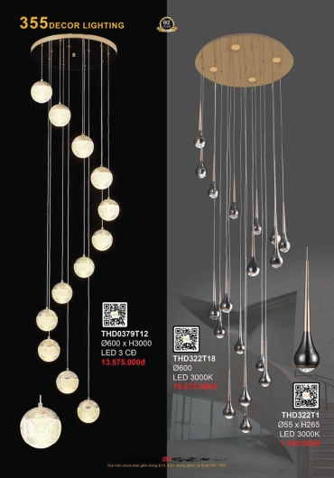 CATALOGUE ĐÈN TRANG TRÍ 355 - 2025