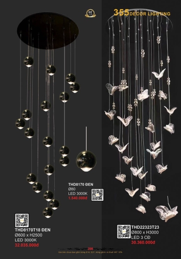 CATALOGUE ĐÈN TRANG TRÍ 355 - 2025