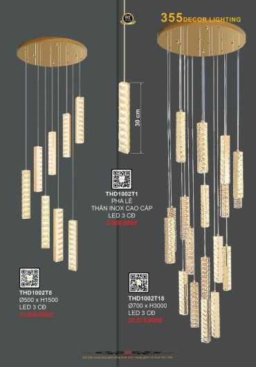 CATALOGUE ĐÈN TRANG TRÍ 355 - 2025