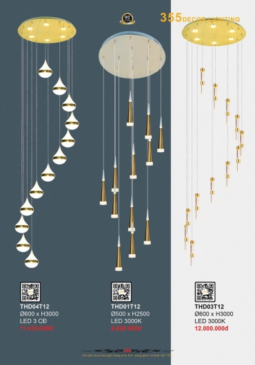 CATALOGUE ĐÈN TRANG TRÍ 355 - 2025