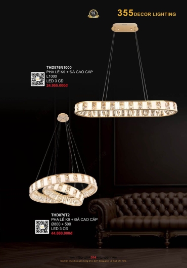 CATALOGUE ĐÈN TRANG TRÍ 355 - 2025