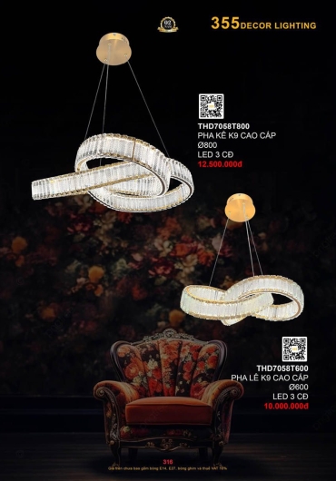 CATALOGUE ĐÈN TRANG TRÍ 355 - 2025