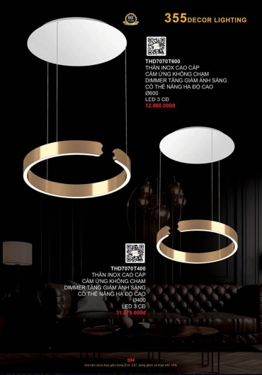 CATALOGUE ĐÈN TRANG TRÍ 355 - 2025