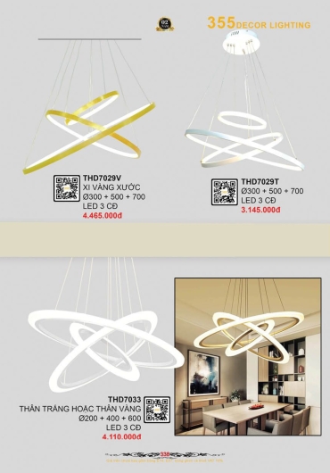 CATALOGUE ĐÈN TRANG TRÍ 355 - 2025