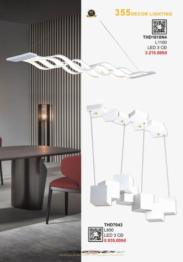 CATALOGUE ĐÈN TRANG TRÍ 355 - 2025