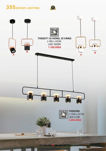 CATALOGUE ĐÈN TRANG TRÍ 355 - 2025