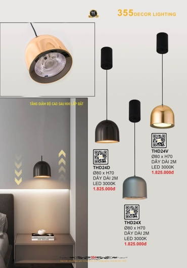 CATALOGUE ĐÈN TRANG TRÍ 355 - 2025