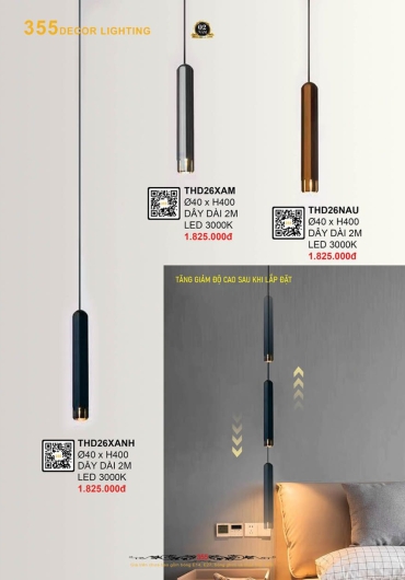 CATALOGUE ĐÈN TRANG TRÍ 355 - 2025