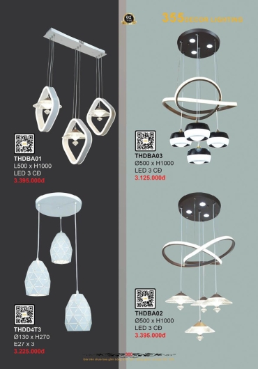 CATALOGUE ĐÈN TRANG TRÍ 355 - 2025