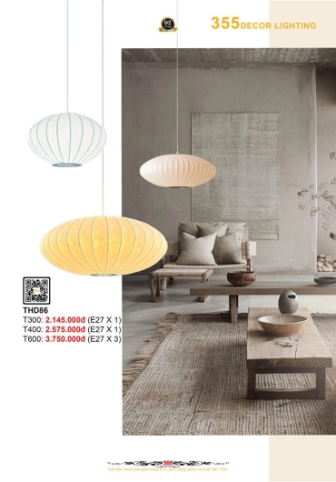 CATALOGUE ĐÈN TRANG TRÍ 355 - 2025