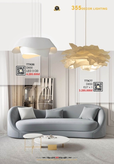 CATALOGUE ĐÈN TRANG TRÍ 355 - 2025
