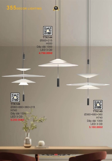 CATALOGUE ĐÈN TRANG TRÍ 355 - 2025