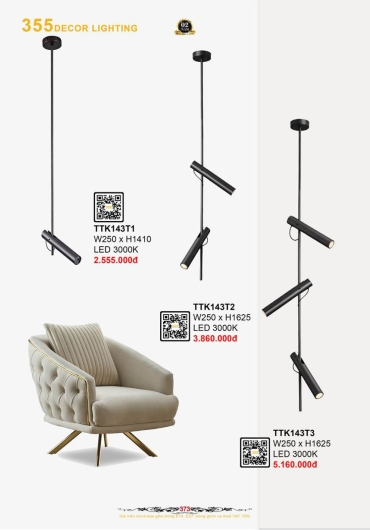 CATALOGUE ĐÈN TRANG TRÍ 355 - 2025