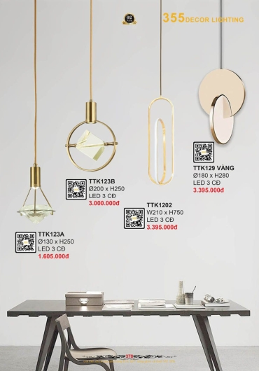 CATALOGUE ĐÈN TRANG TRÍ 355 - 2025