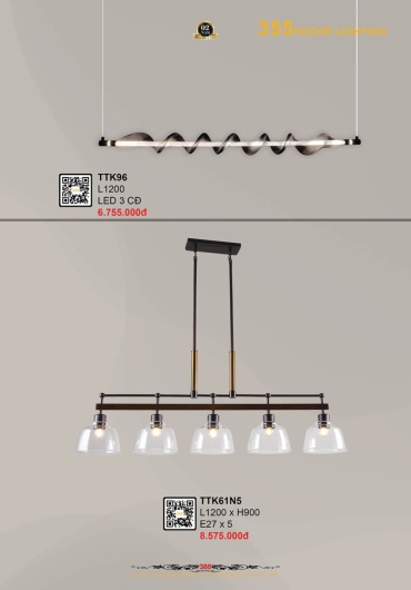 CATALOGUE ĐÈN TRANG TRÍ 355 - 2025