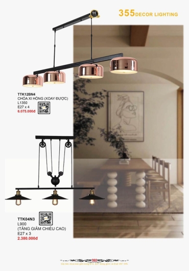 CATALOGUE ĐÈN TRANG TRÍ 355 - 2025