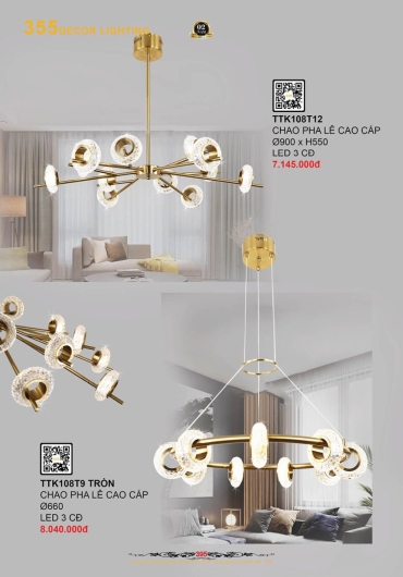 CATALOGUE ĐÈN TRANG TRÍ 355 - 2025