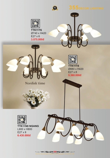 CATALOGUE ĐÈN TRANG TRÍ 355 - 2025