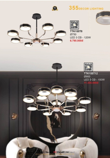 CATALOGUE ĐÈN TRANG TRÍ 355 - 2025