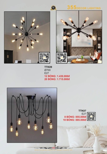 CATALOGUE ĐÈN TRANG TRÍ 355 - 2025