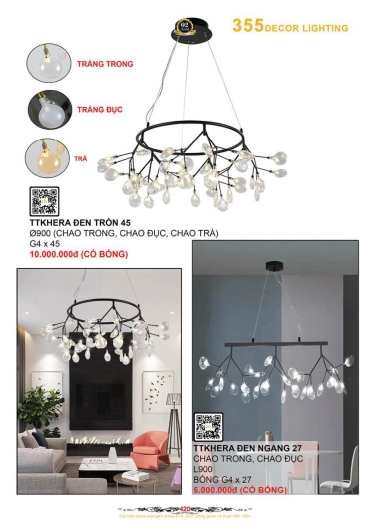 CATALOGUE ĐÈN TRANG TRÍ 355 - 2025