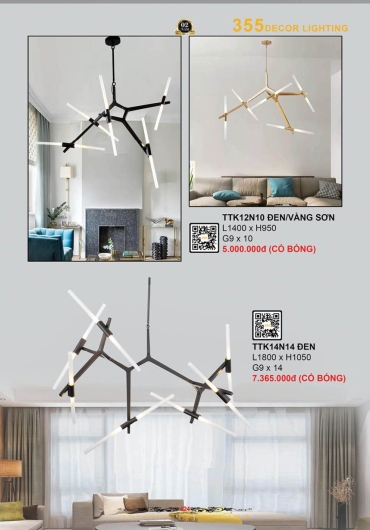 CATALOGUE ĐÈN TRANG TRÍ 355 - 2025