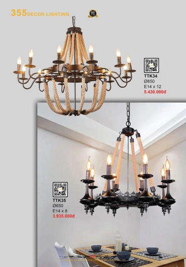 CATALOGUE ĐÈN TRANG TRÍ 355 - 2025